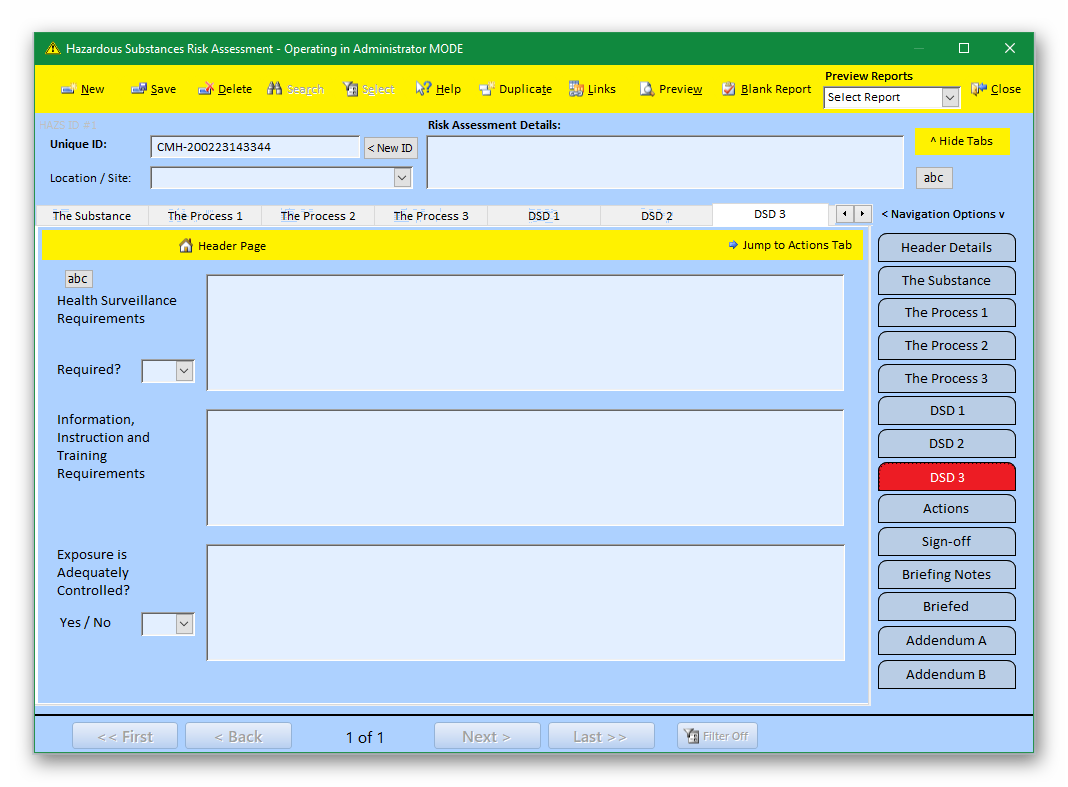 Hazardous Substances Risk Assessment Delivery Storage and Disposal (part 3)