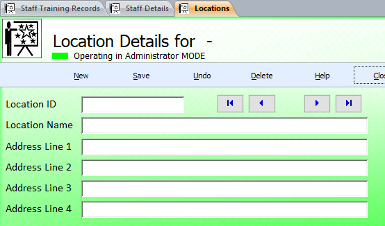 Staff Training and Records System On-the-fly-b