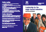 INDG277 Leadership for the major hazard industries