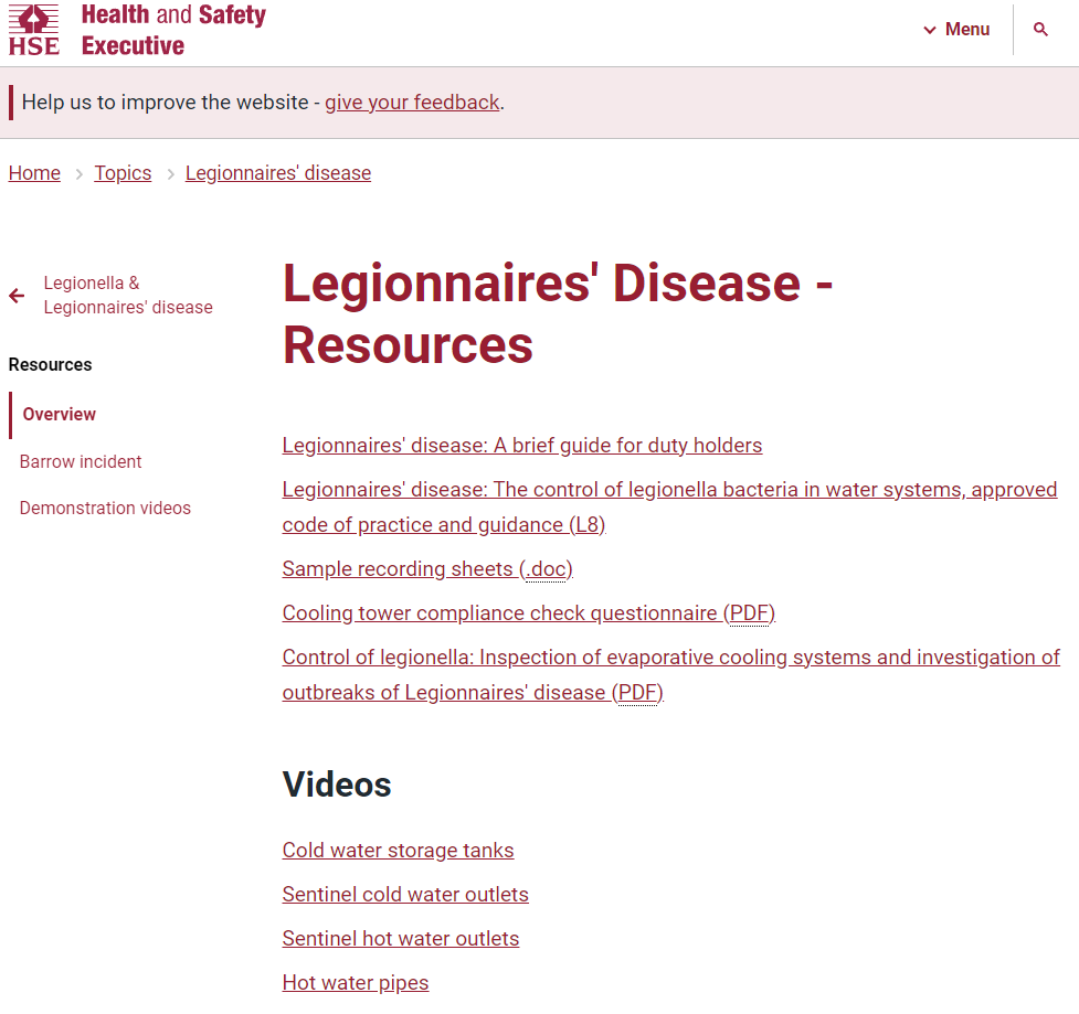 Legionella and Legionnaires' disease